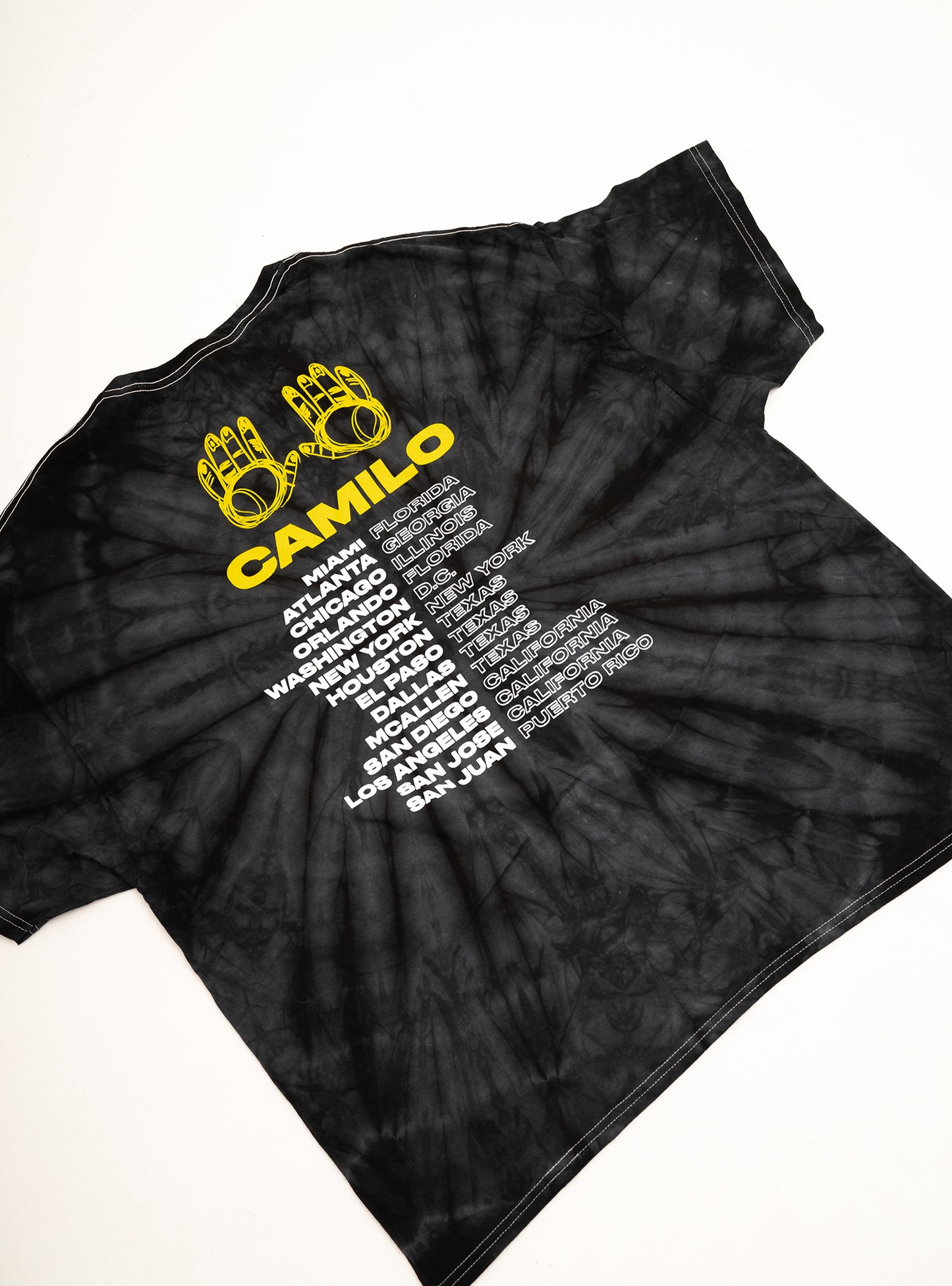 Washed Mis Manos Tour Symbols T-Shirt