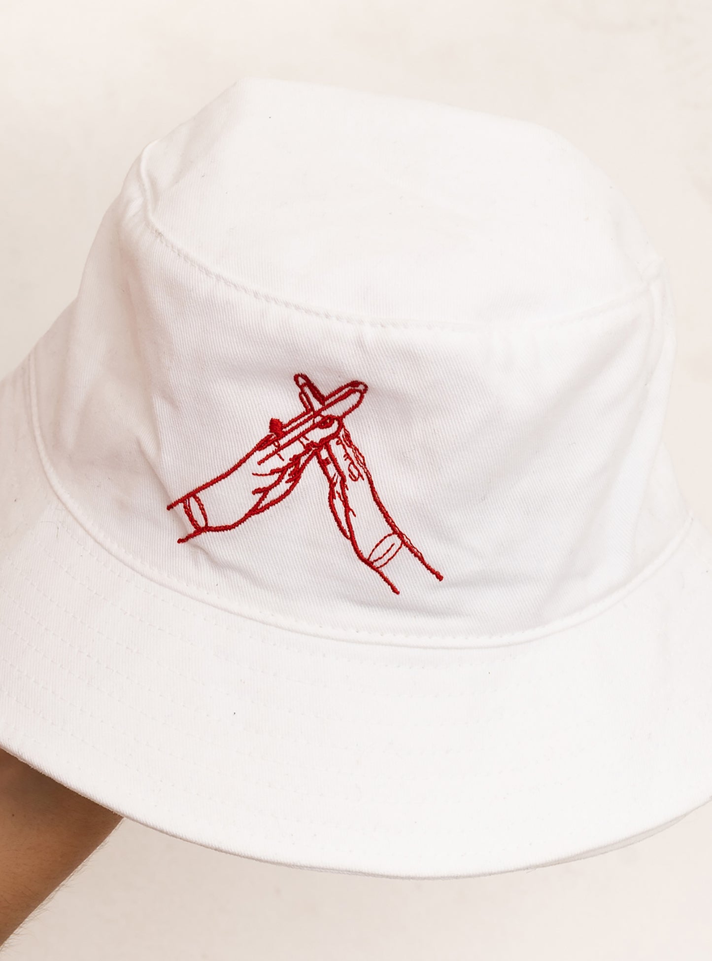 White Bucket Hat