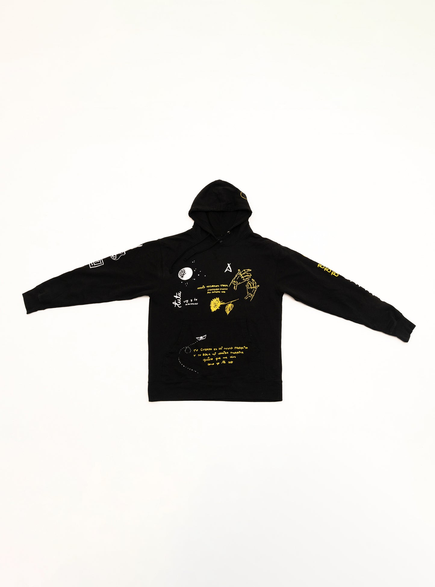 Songs All Over Black Hoodie