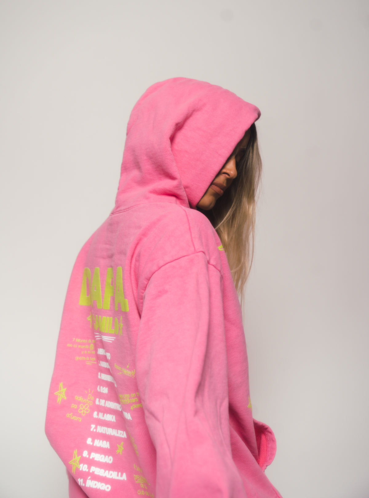 DAPA Tracklist Pink Hoodie