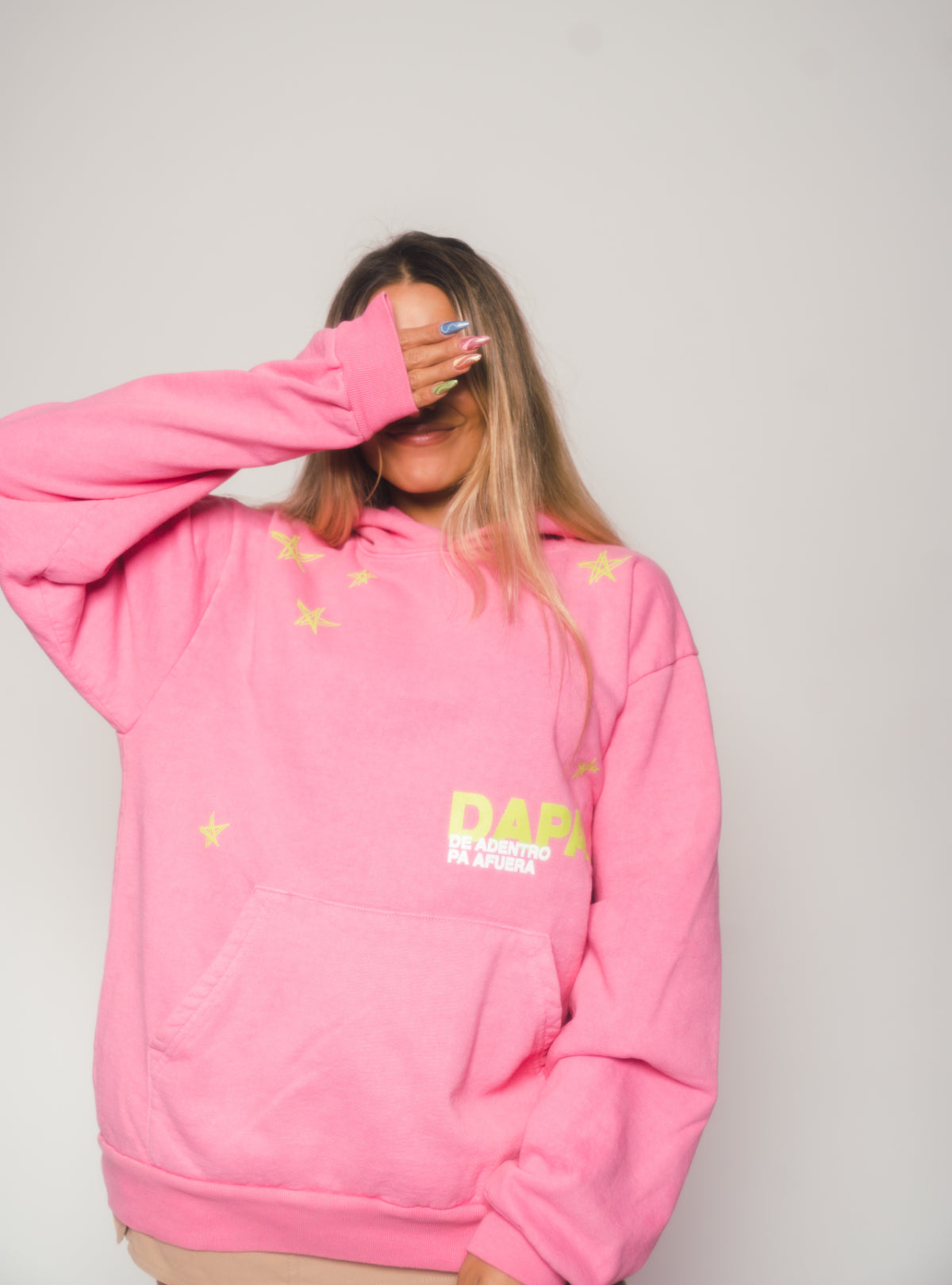 DAPA Tracklist Pink Hoodie