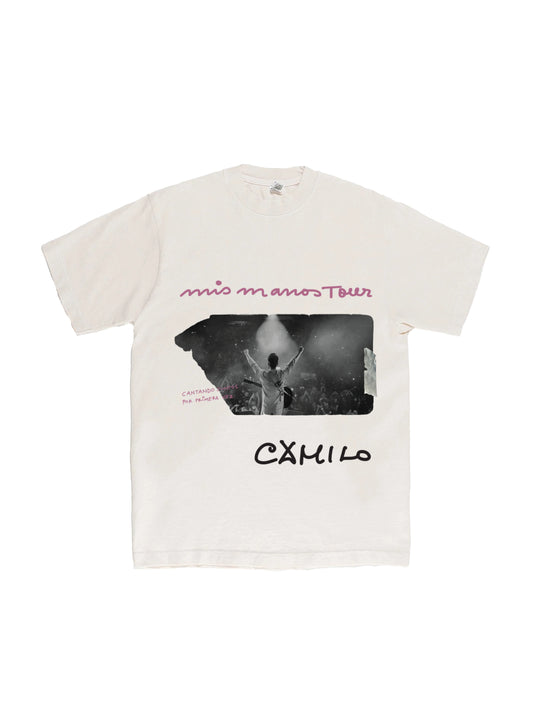 Camilo Mis Manos Tour Recap Créme T-Shirt